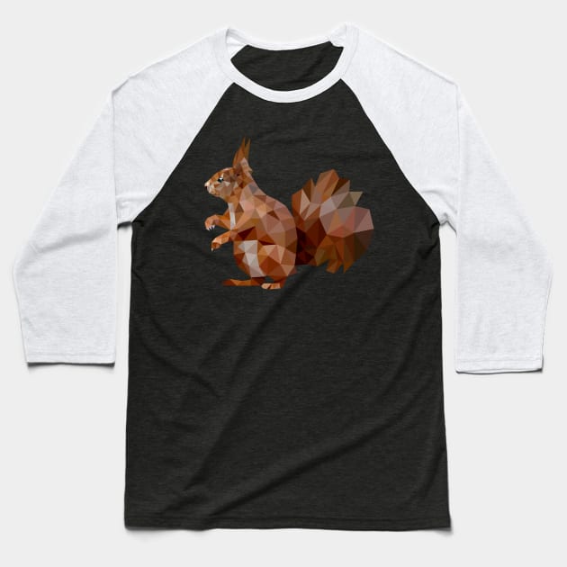 Squirrel Baseball T-Shirt by MKD
